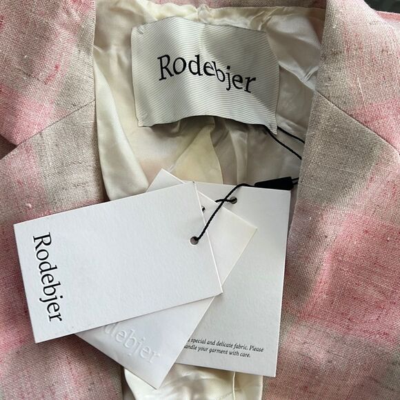 Rodebjer Violante SilkCheck Blazer, NWT, Size S - Picture 15 of 16